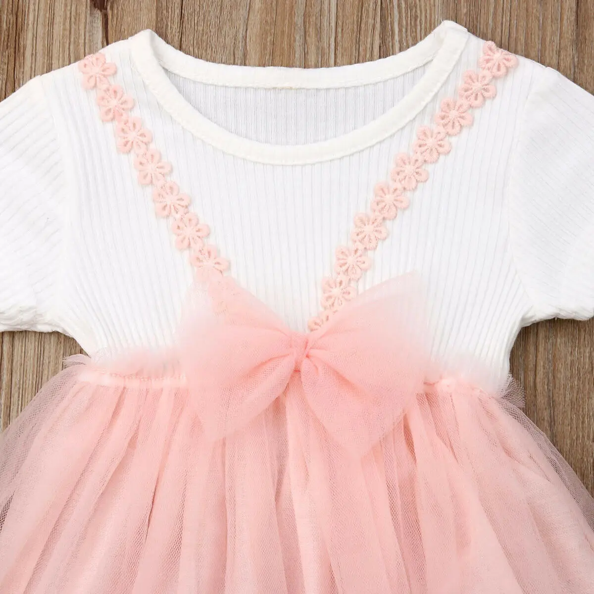 Emmaababy/милое Сетчатое платье для новорожденных девочек трикотажное кружевное