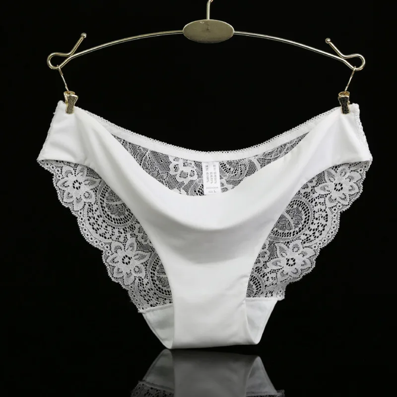 RE Ladies underwear woman panties fancy lace calcinha renda sexy for women traceless crotch of cotton briefs MANYUESHI |