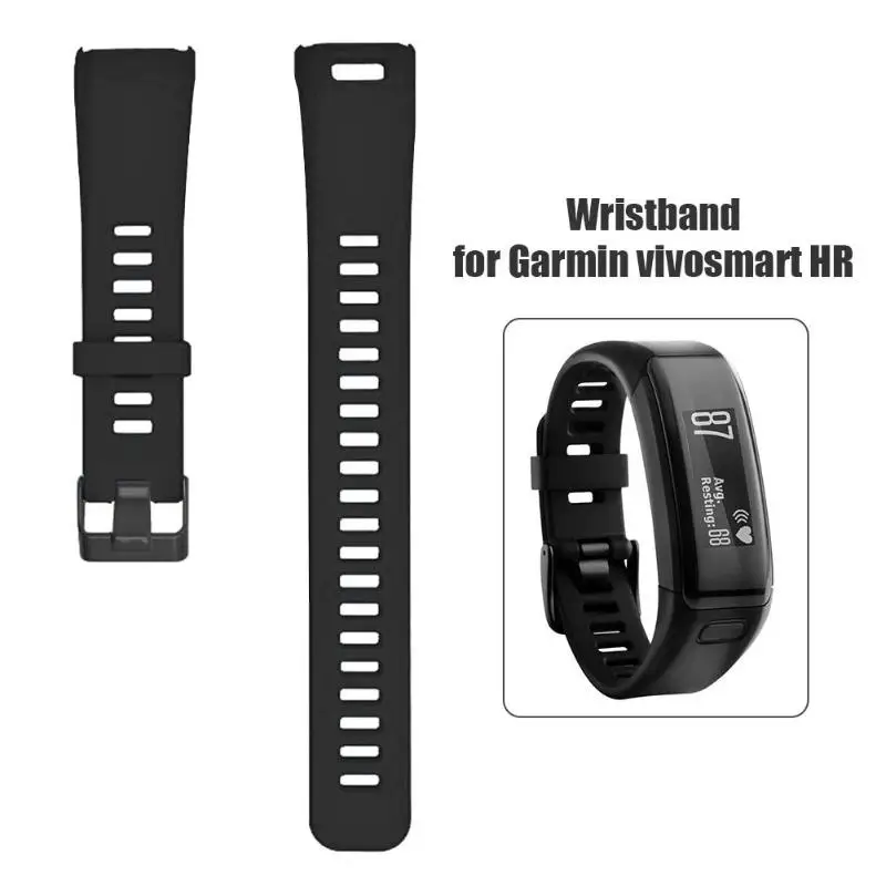 Ремешок из мягкого ТПЭ для смарт часов сменный Браслет Garmin Vivosmart HR 5