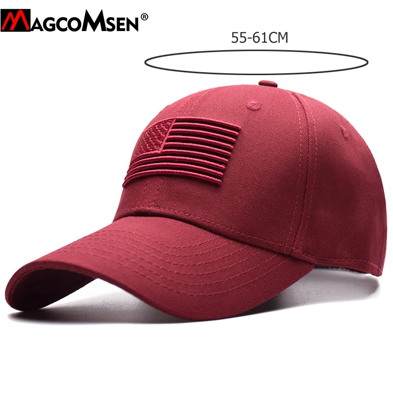 MAGCOMSEN, тактическая бейсболка, мужская, летняя, флаг США, защита от солнца, военная, Snapback, кепка, повседневная, для гольфа, бейсбольная кепка, s, армейская Кепка для мужчин
