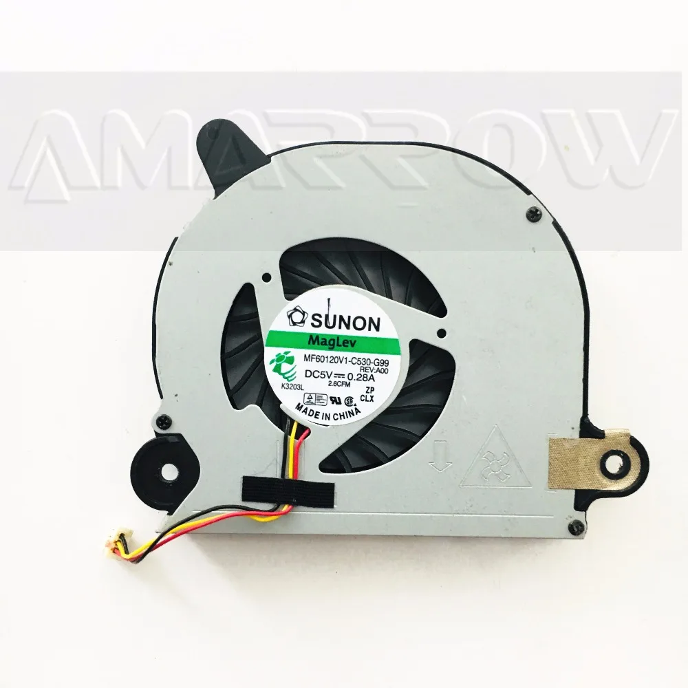 Оригинальный кулер для процессора ноутбука DELL 5520 5525 7520 15R Vostro 3560 V3560 MF60120V1 0530 G99 DC5V