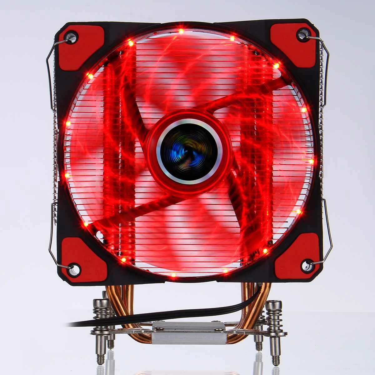 4 Heatpipe CPU кулер для Intel LGA 2011 12 см вентилятор Охлаждающий RGB ПК тихий Радиатор