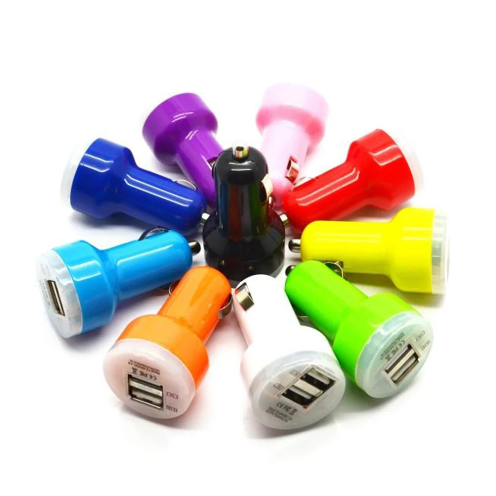 1 шт. 2.1A Универсальный зарядных порта USB для автомобиля Зарядное устройство