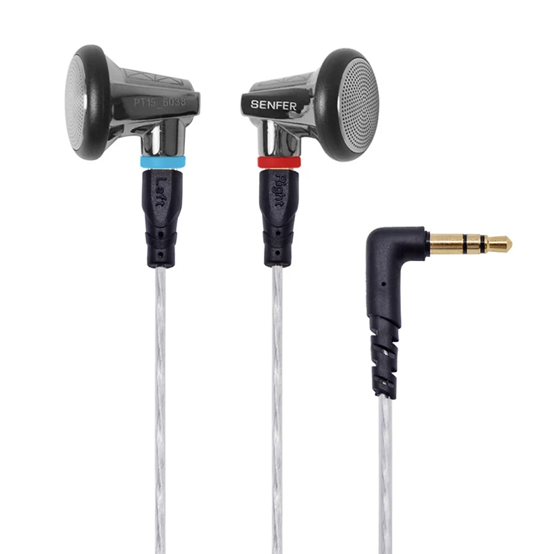 SENFER PT15 наушники Earburd Graphene Динамический драйвер блок HIFI наушник с MMCX съемный