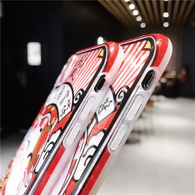 Чехол One Night богата Lucky Cat Shell с узором мягкий для IPhone X 6 XS 6S 7 8 XR MAX Phone Plus |