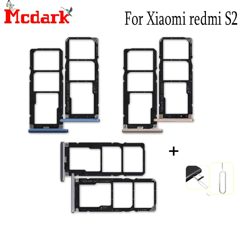 Держатель лотка Nano SIM /Micro для Xiaomi redmi S2 адаптеры SD Sim карт запасные части +