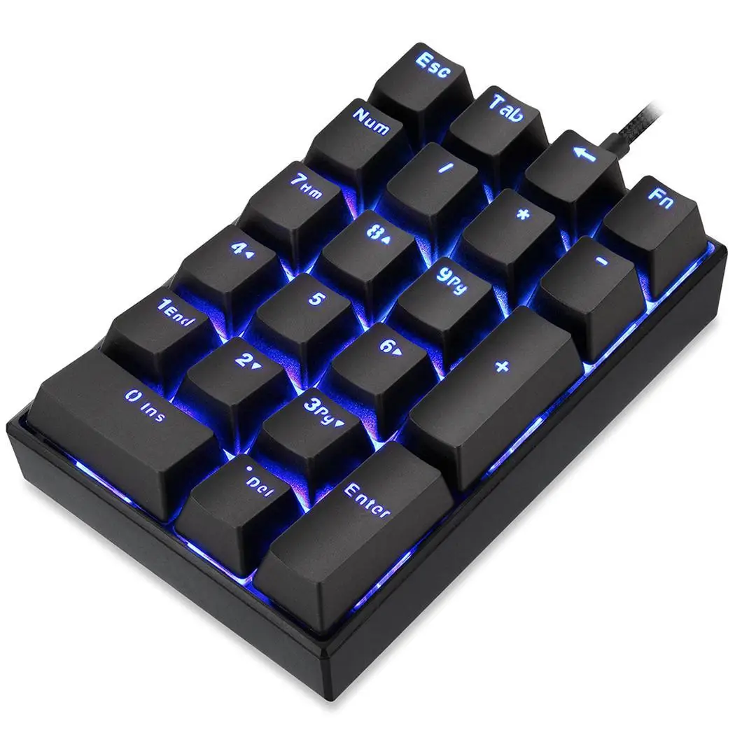 Motospeed K23 USB Проводная цифровая механическая клавиатура с переключателем коробки