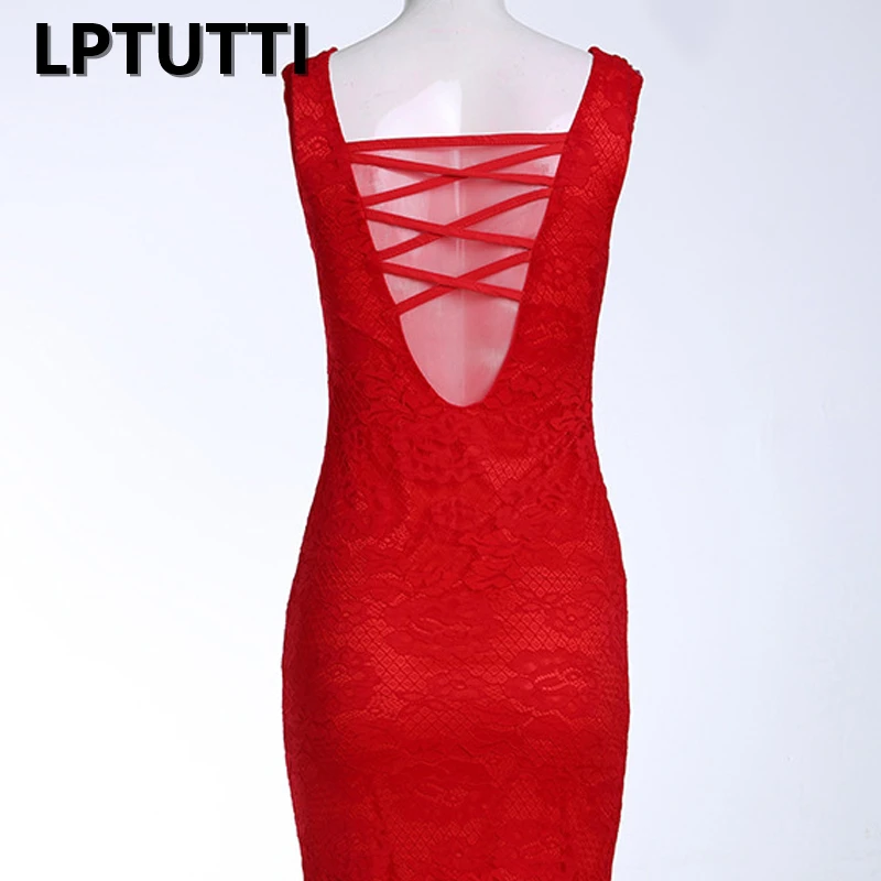 

LPTUTTI Crystal Lace Sequin New For Women Elegant Date Ceremony Party Prom Formal Gala Luxury Long Evening Dress A08