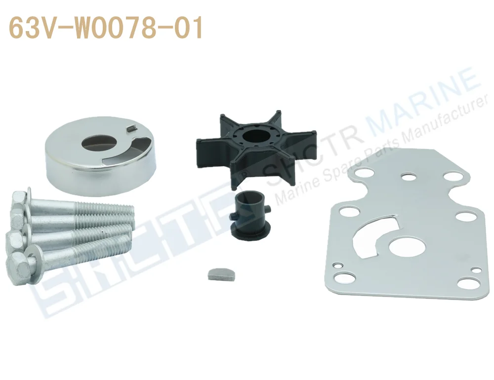 

SHCTR Water Pump & Impeller Kit for OEM 63V-W0078-01,Sierra 18-3433,9.9/15HP