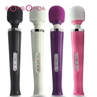 Водонепроницаемый Массажер AV, 10 скоростей, для путешествий, стимуляция точки G, массаж, вибратор, секс-игрушка для женщин, массаж клитора, секс-шоп для взрослых