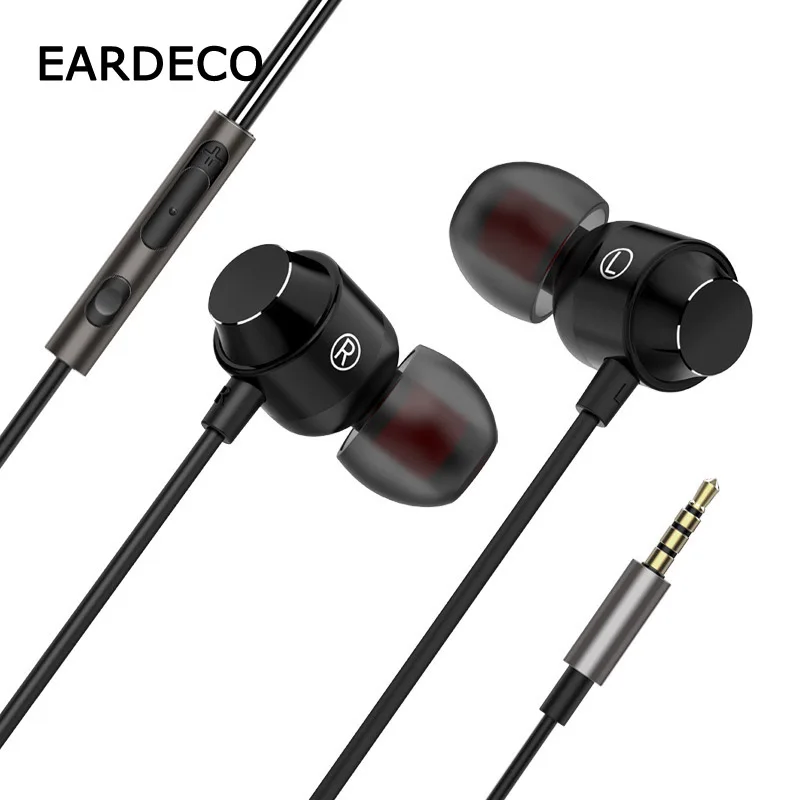 Наушники вкладыши HiFi стереонаушники проводные спортивные наушники Mp3 басовая