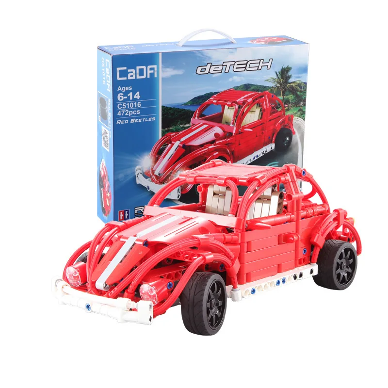 Cada Double E 472 шт. 2 4G модель дистанционного управления автомобиль красный RC открытые