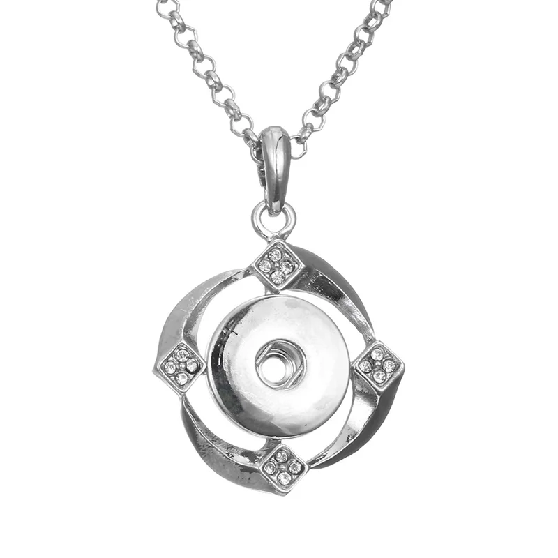 6 видов стилей винтажное круглое ювелирное ожерелье с кнопкой в виде сердца