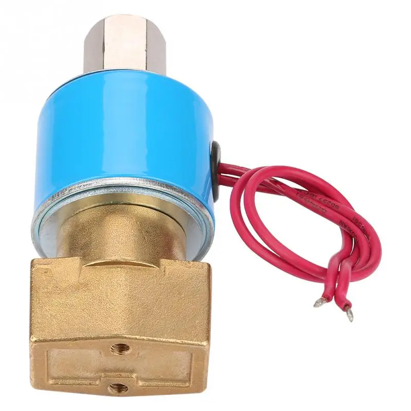 3 ходовой электромагнитный клапан G1/4 &quotКлапан Прямого действия латунь N/C KSD