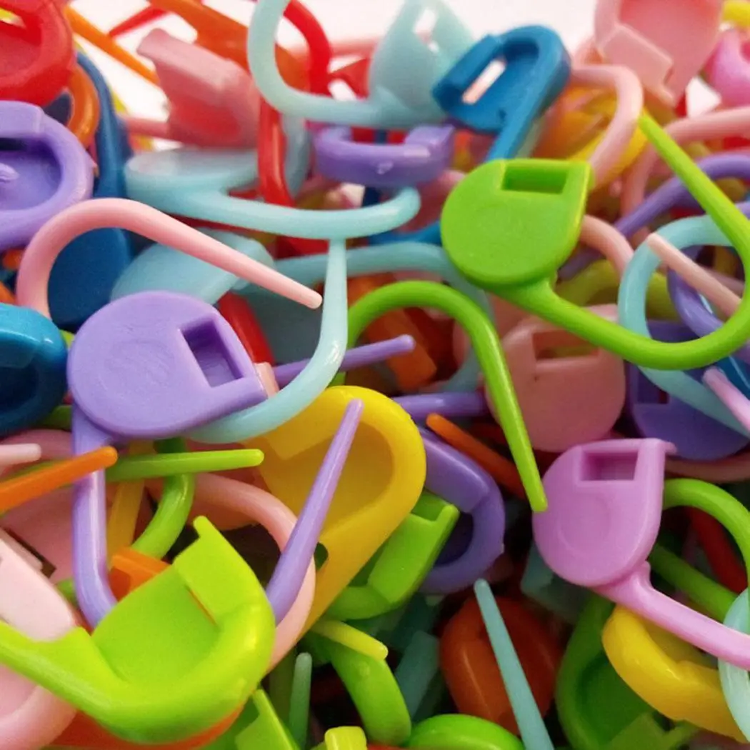 Маркеры для швейных зажимов 100 шт. пластиковые крючки переплетения спицы вязания