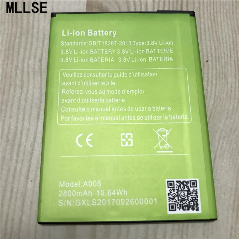 10 шт. MLLSE 2800 мАч M13 Аккумулятор для Gooweel M13/M13 Pro 3G 5 0 дюймов серии A005 мобильный