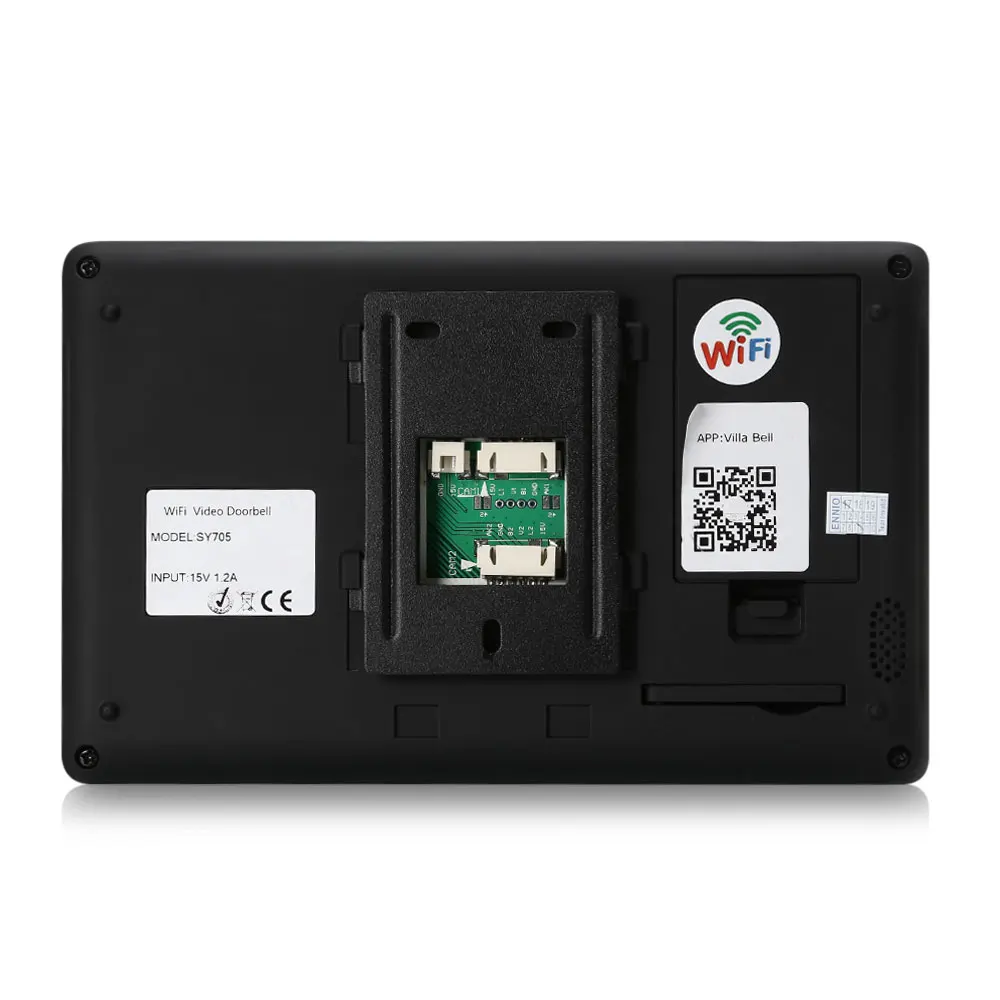 ACCEWIT SY705BA11 7 дюймов проводной Wi-Fi дверной звонок видео телефон домофон система