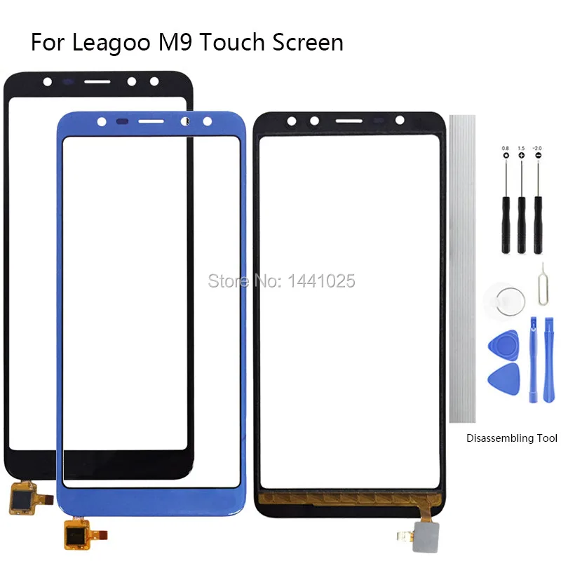 5 дюймов для Leagoo M9 Pro Сенсорный экран дигитайзер стекло оригинальные запасные