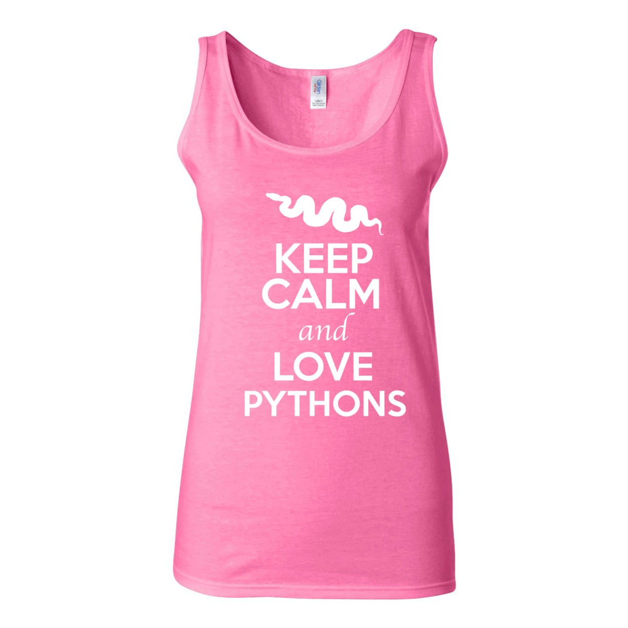 Детские топы без рукавов с принтом животных Keep Calm And Love Pythons 2377|Футболки| |