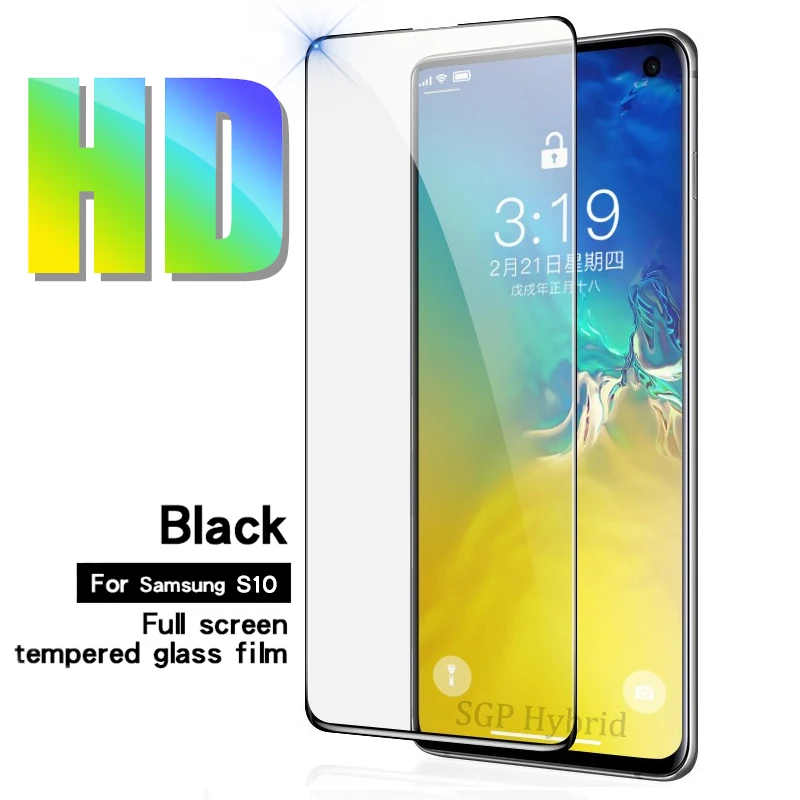 Изогнутое защитное стекло S10 e для Samsung Galaxy S10Plus S10e закаленное S9 S8 plus Защитная