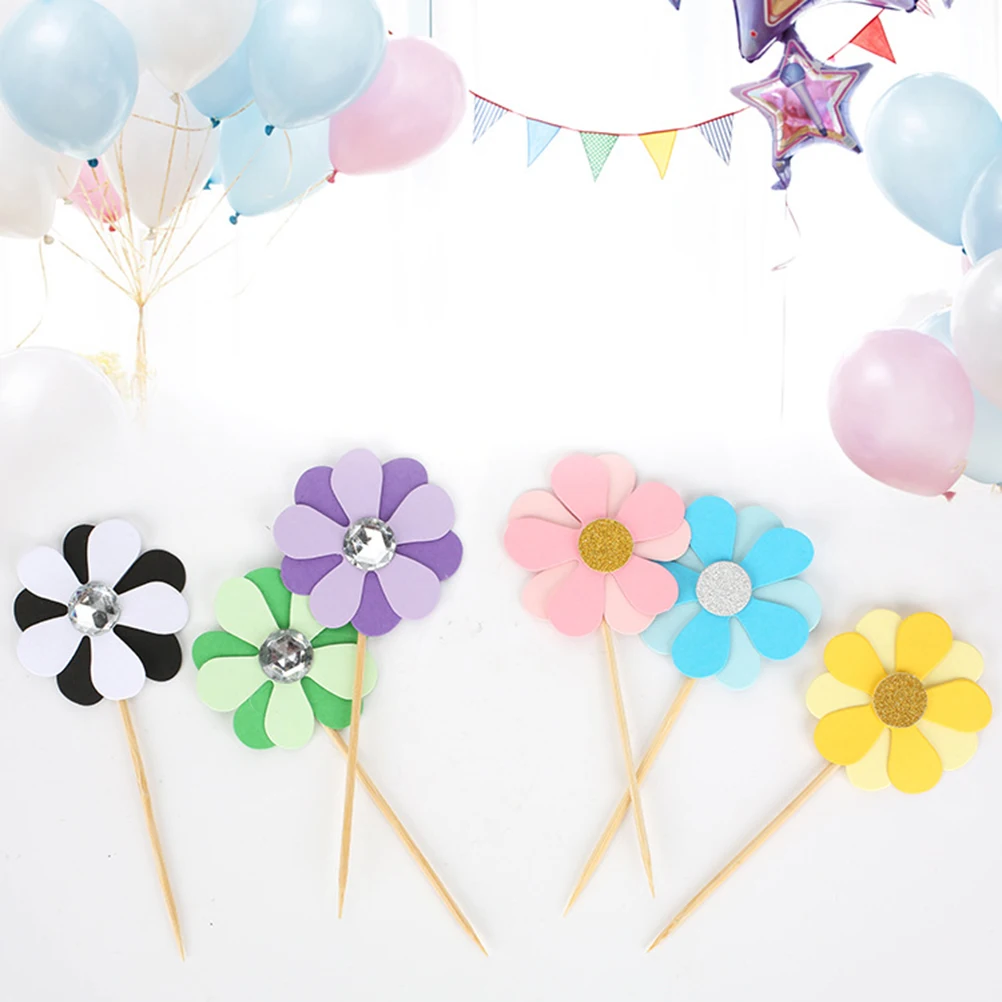 24 шт. декоративные обложки для вечерние шения цветов|Зубочистки| |