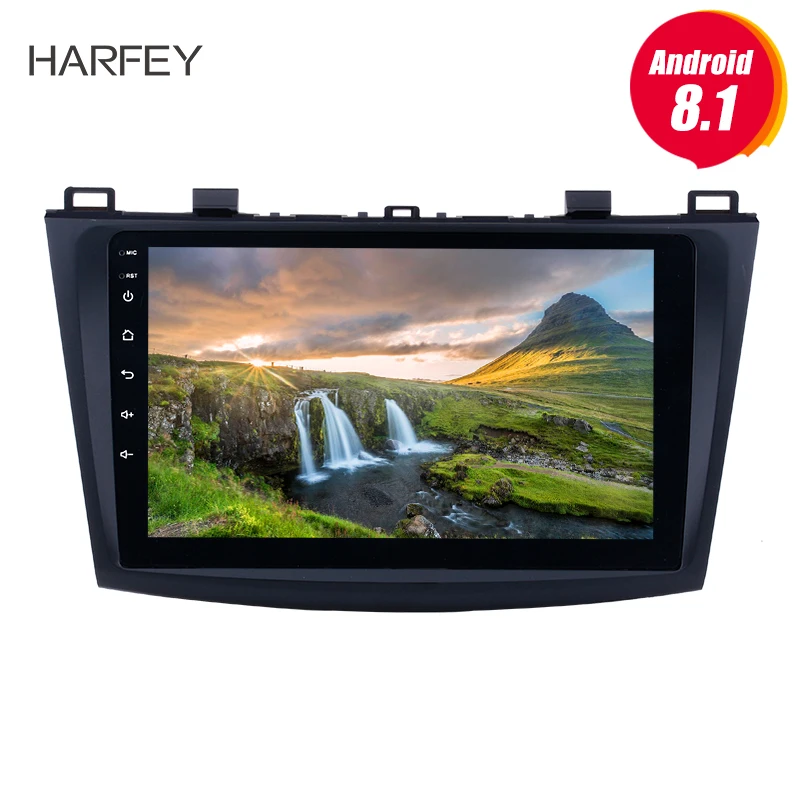 Автомагнитола Harfey 2DIN Android 9 0 дюймов для MAZDA 3 2009 2010 GPS навигация мультимедийный