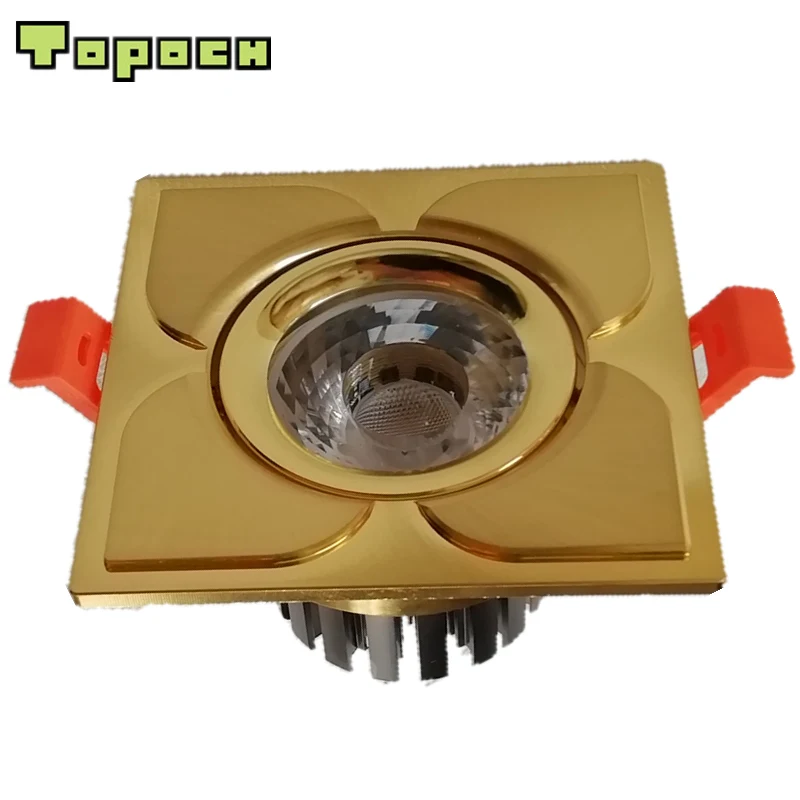 Topoch COB LED светильник 7 Вт 4-Pack Бронзовый/Золотой CNC обработка алюминиевые Пружинные