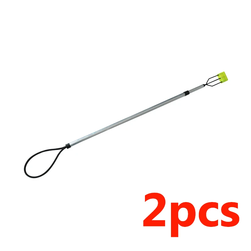 

2pcs Per Bag Fishing 90cm Spear 3 Prong Spearhead Fork Harpoon Tip with Barbs Diving Spear Gun Head Fishing Tools