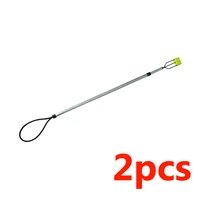2pcs per bag fishing 90cm spear 3 prong spearhead fork harpoon tip with barbs diving spear gun head fishing tools