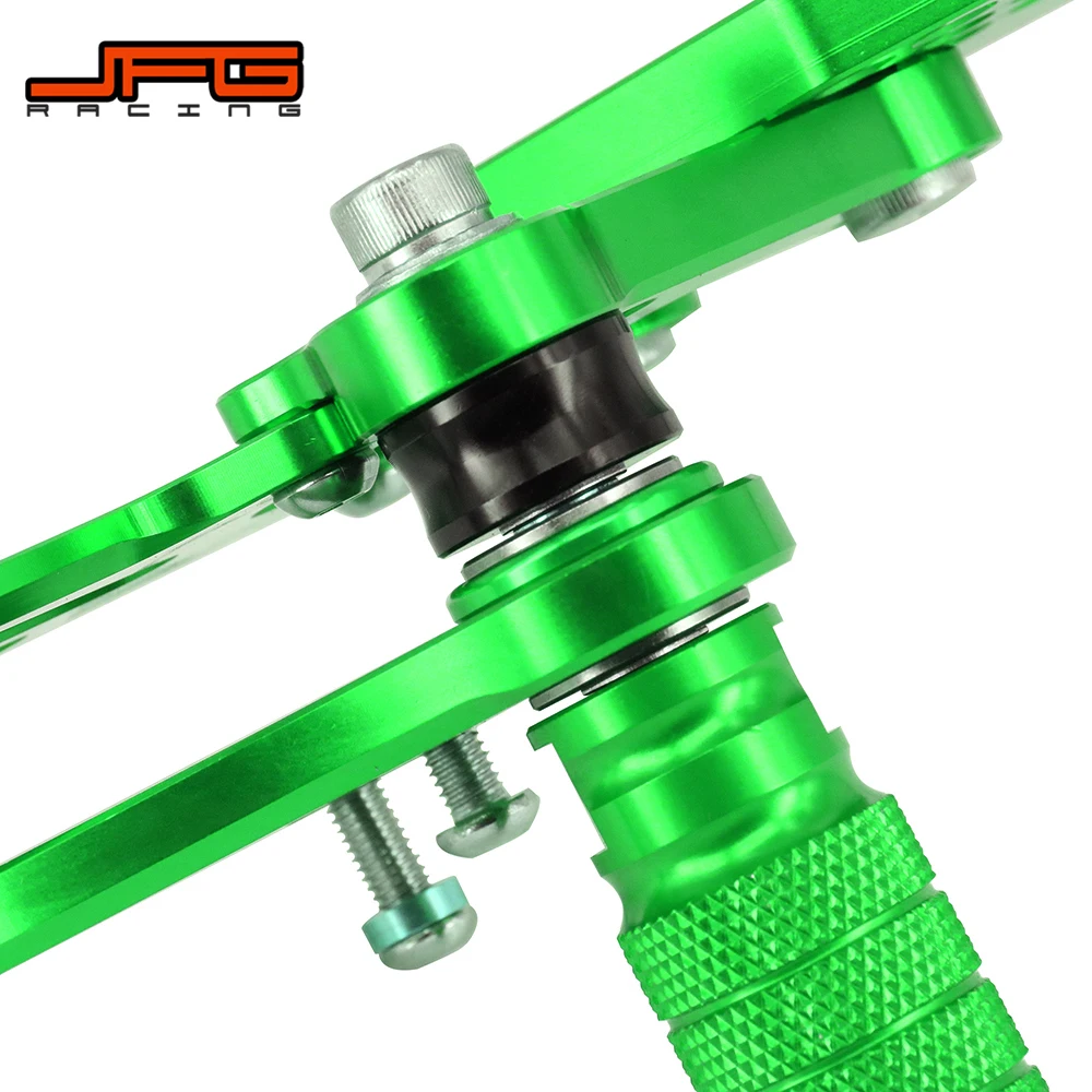 Алюминиевые Регулируемые подножки для мотоцикла с ЧПУ педалей задний комплект