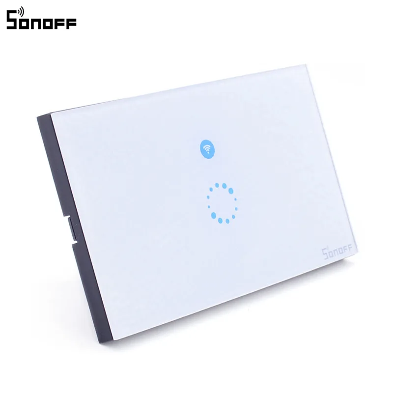 SONOFF TOUCH US/EU PLUG WiFi умный таймер с сенсорным управлением настенный выключатель