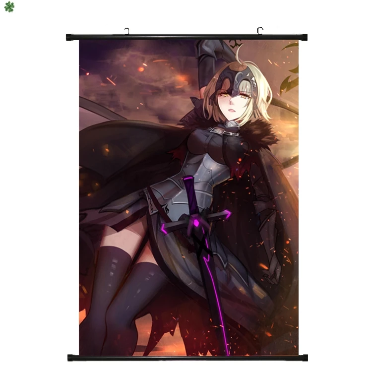 Японский аниме Декор стены прокрутки плакат Fate Grand заказ напечатанная живопись