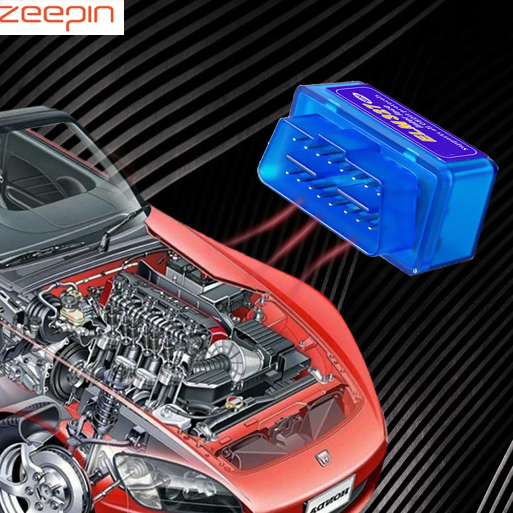 Zeepin ELM327 автомобильный OBDII Мини Bluetooth Автомобильный диагностический сканер