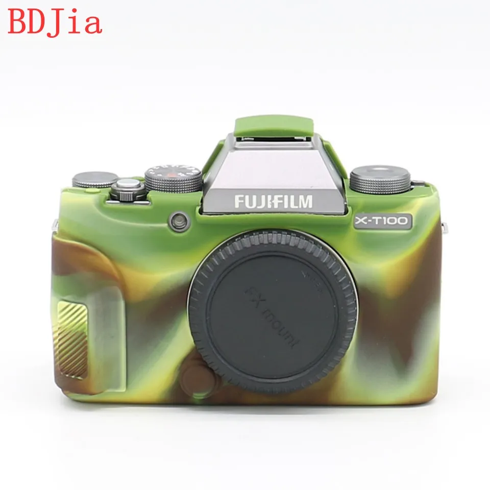 2019 высококачественный силиконовый чехол сумка для камеры Fujifilm X T100 XT100 в 5 видов