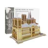 new architecture notre dame de paris building blocks sets city bricks classic skyline model kids gift children educational toys