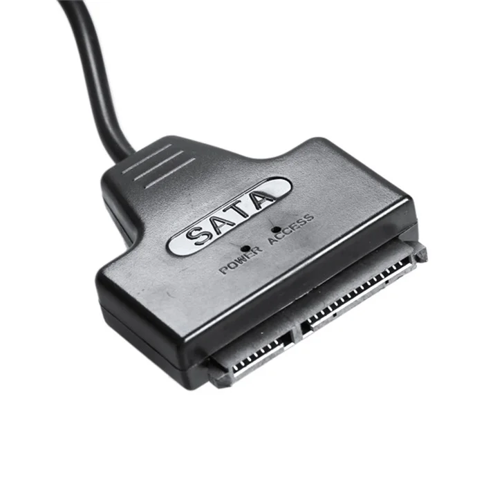 Новый USB 2 0 для SATA 7 + 15 Pin 22Pin Кабель адаптер 5 дюймового жесткого диска SATA| |