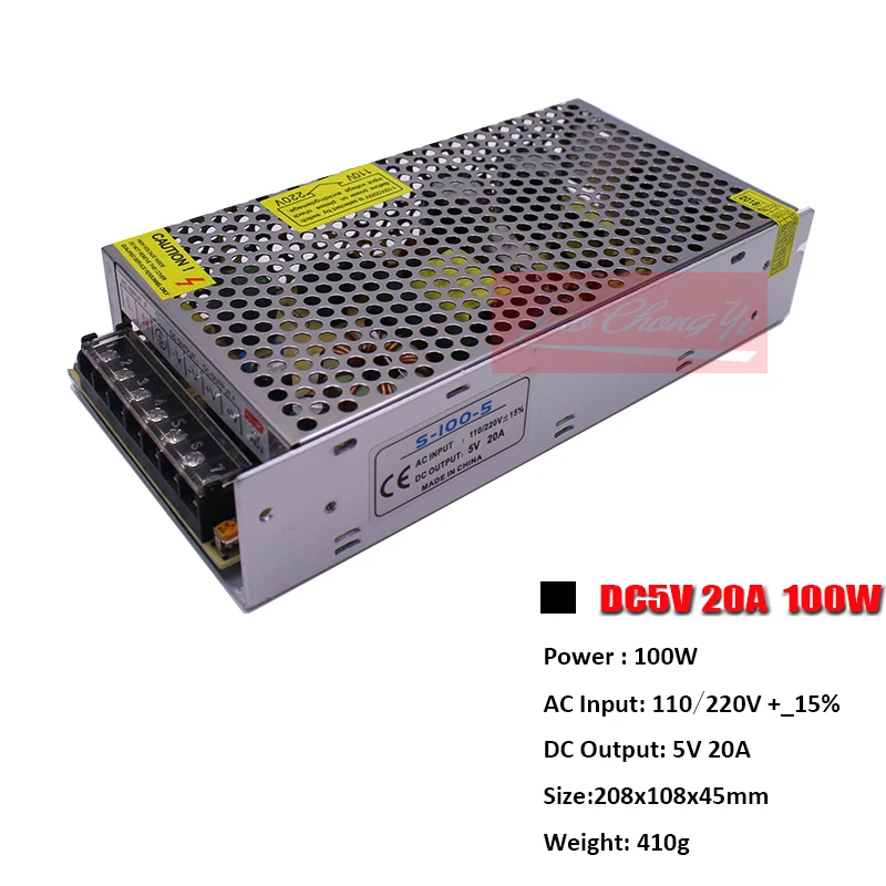 AC110V-220V к DC5V 5A 10A 20A 30A 40A 60A адаптер питания драйвера для 5 в 5050 WS2812B SK6812 светодиодный