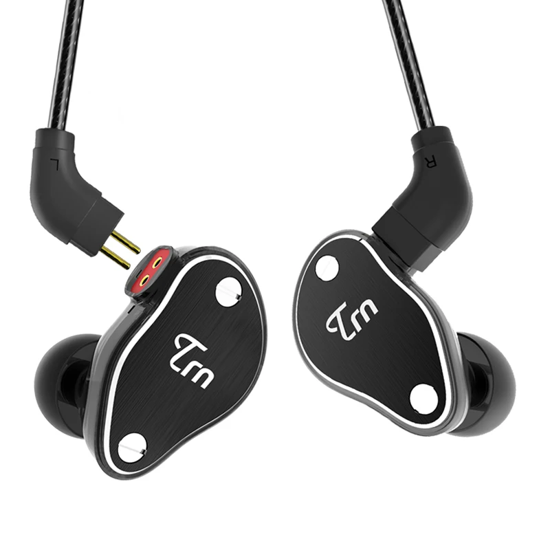 TRN V60 наушники-вкладыши HIFI DJ монитор для бега спорта проводные с микрофоном