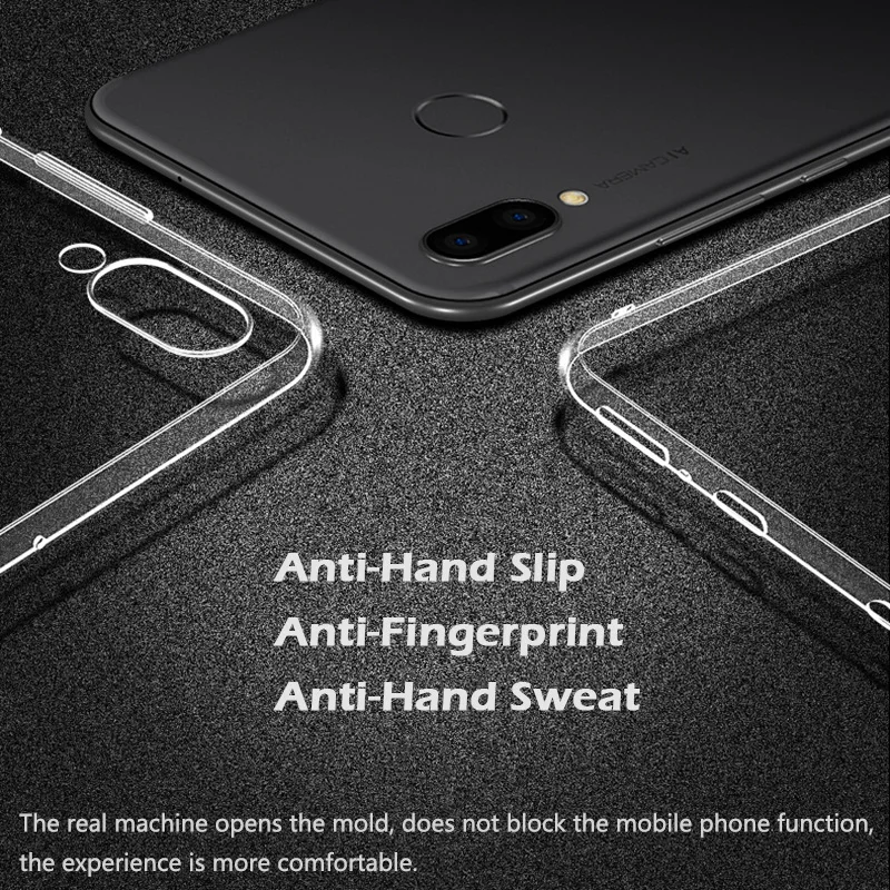 Ультратонкий Прозрачный мягкий чехол для huawei Honor 8X прозрачный силиконовый Полный