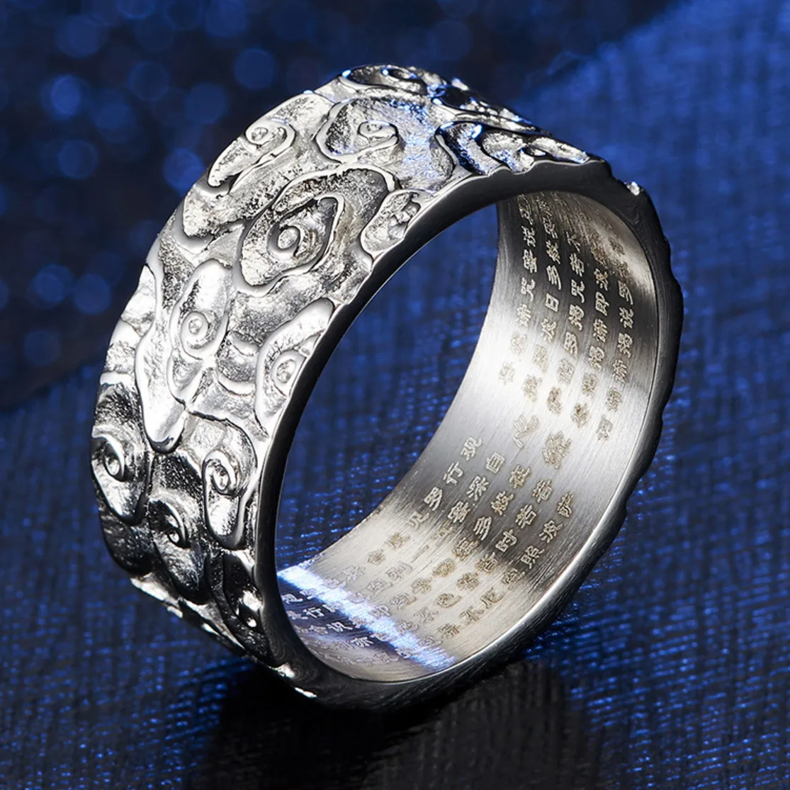 

Men's Buddhist God Of War Wisdom Oura Ring Spiritual Rune Rings For Men Buddha Boyfriend Ferragamo Katyusha Yes Yalta Gift