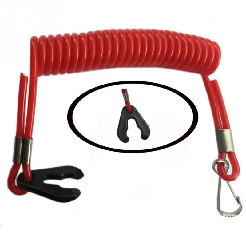 Отключение остановки морские запчасти выключатель лодки моторный шнур