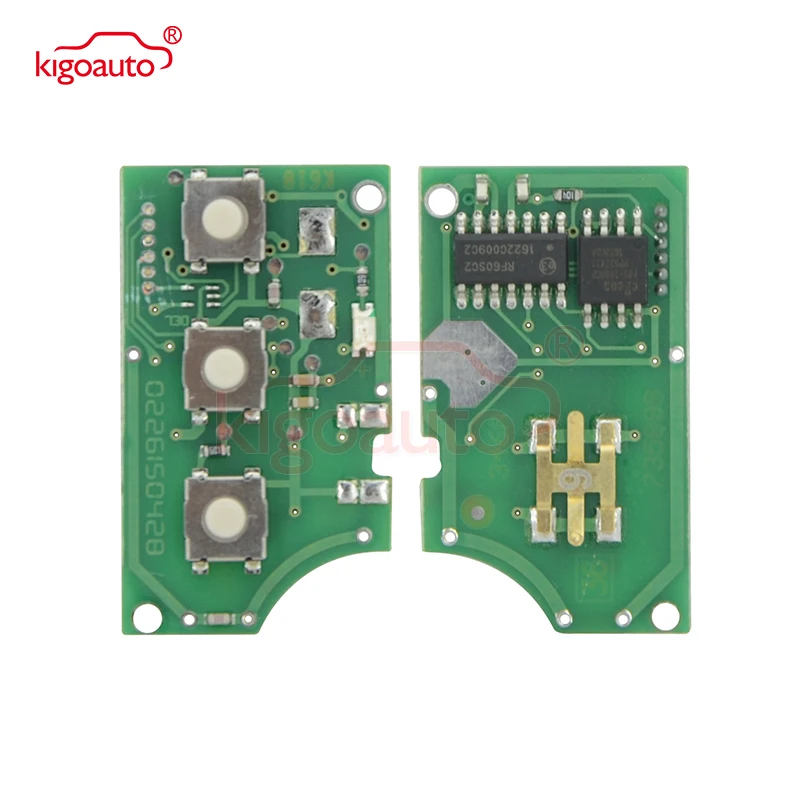 Kigoauto 1JO 959 753 N дистанционный ключ 3 кнопки HU66 434 МГц для VW Ibiza сидение Bora Skoda Octavia 2000