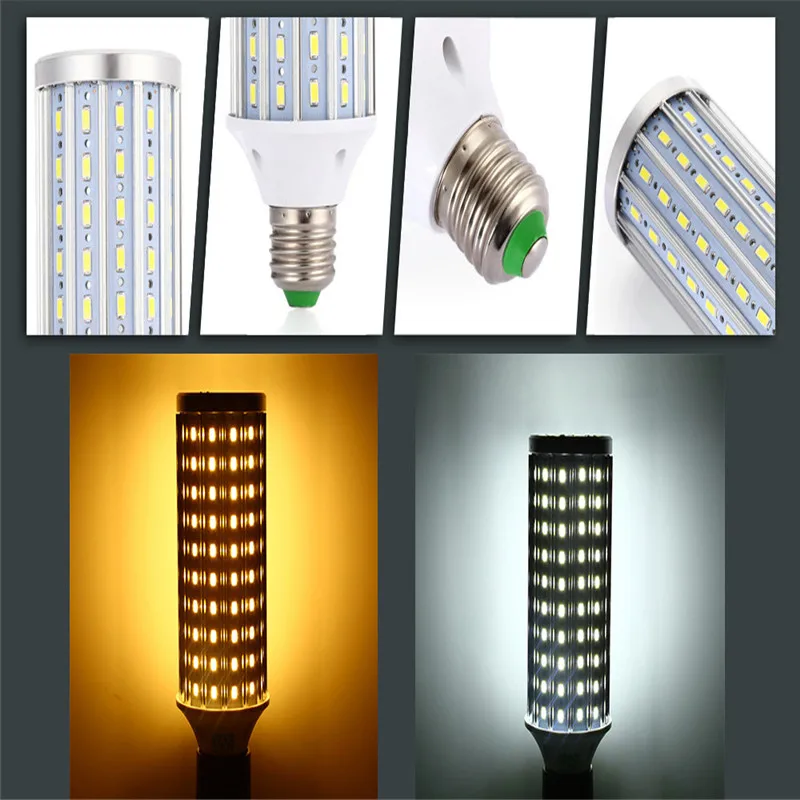 CLAITE 28W SMD5730 E27 140 светодиодов теплый белый чистый кукурузный светильник лампа