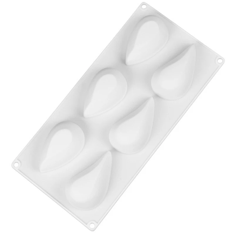 6 полостей капли воды креативное сердце силиконовая форма любовь DIY торт