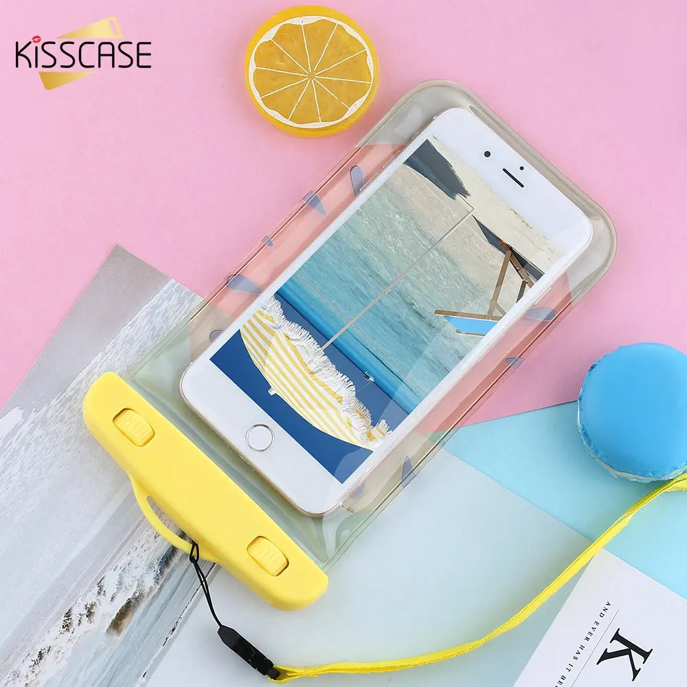 KISSCASE универсальный чехол Водонепроницаемый для телефона iPhone 7 8 Plus samsung Galaxy S10