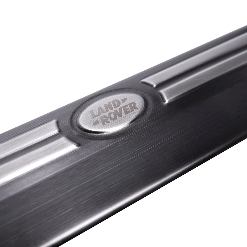 4 шт. черные накладки из нержавеющей стали на Внутренний порог накладка для Land Rover