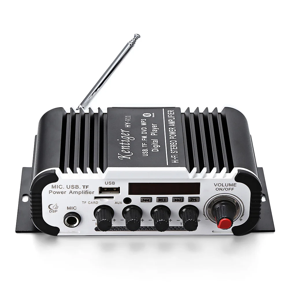 Kentiger Bluetooth Hi Fi Цифровая стереосистема 2 канала аудио поддержка TF USB FM Поддержка ИК
