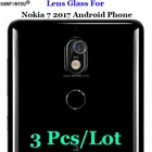 3 шт.лот, для Nokia 7, Android Phone Nokia7, ультра прозрачное, мягкое, прозрачное, закаленное стекло, задняя камера, Защитная пленка для экрана