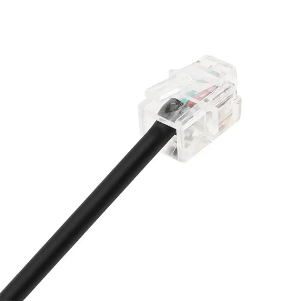 RJ9 4P4C Мужской Двойной Женский соединитель портов телефонный адаптер кабель