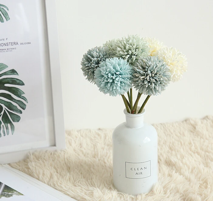 Ароматерапия бутылка Декор Искусственный цветок Одуванчик одна голова круглая